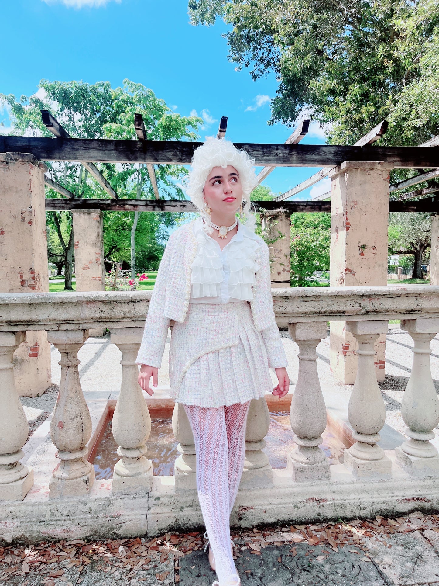 Pearls and Couture Set in Creme