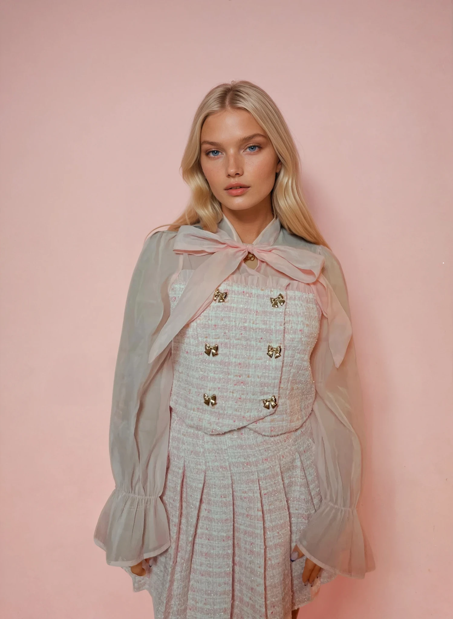 Parisienne Set in blush rose