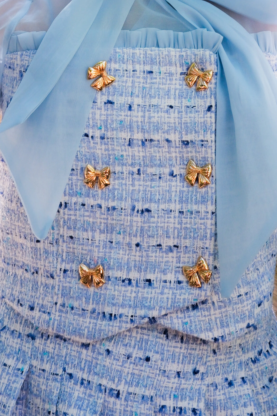 Parisienne Set in Nuage Bleu