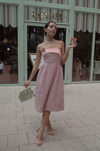 La Vie En Rose dress in Twyla tweed