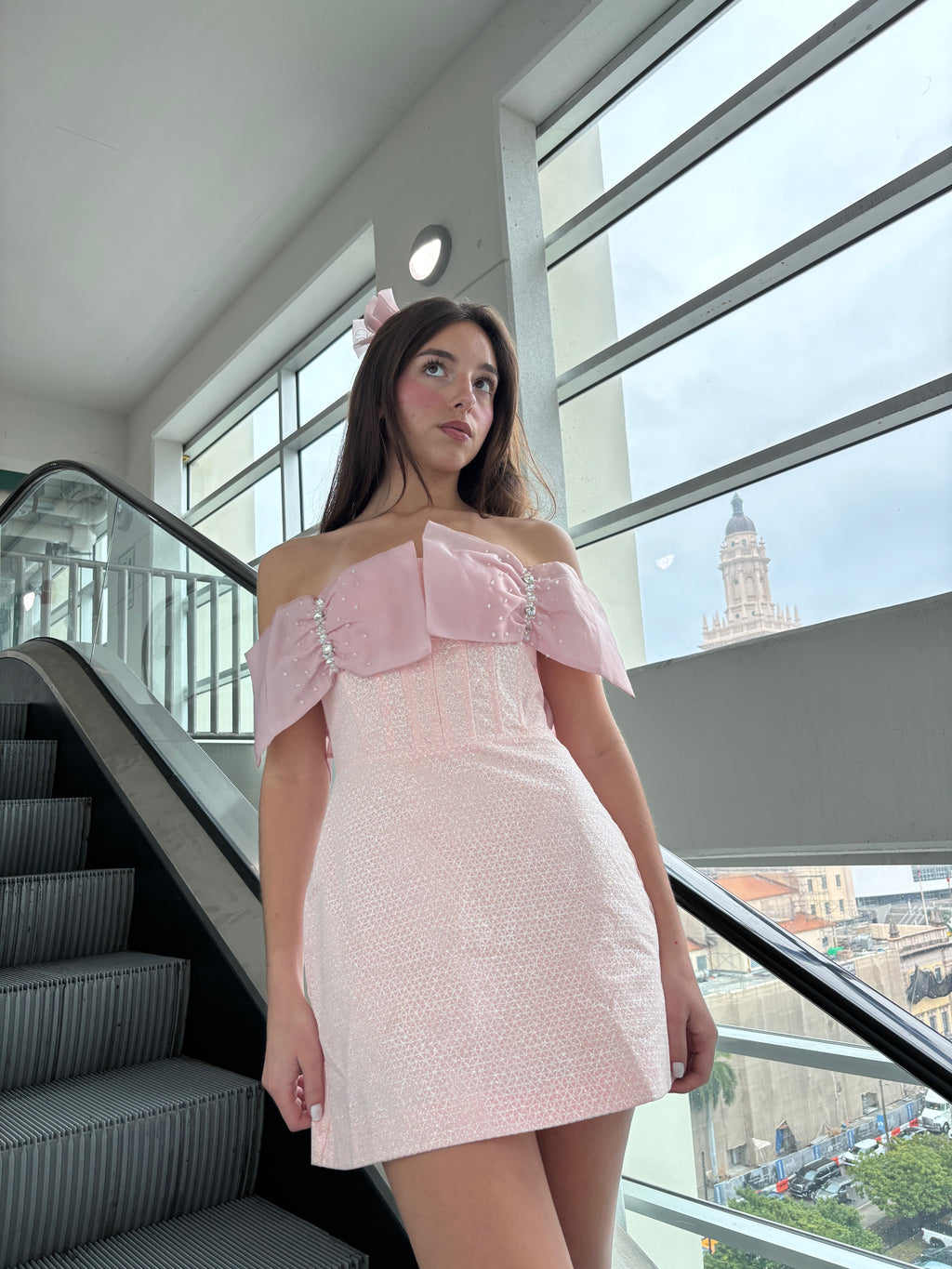 Brigitte Bow Dress