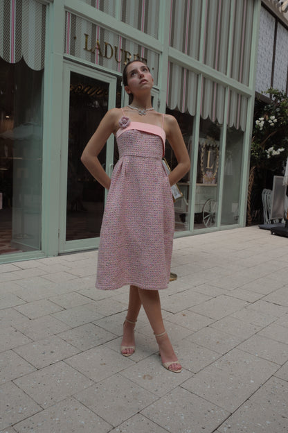 La Vie En Rose dress in Twyla tweed