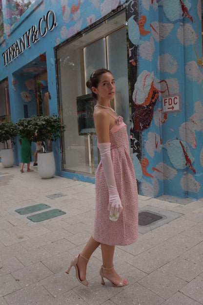 La Vie En Rose dress in Twyla tweed