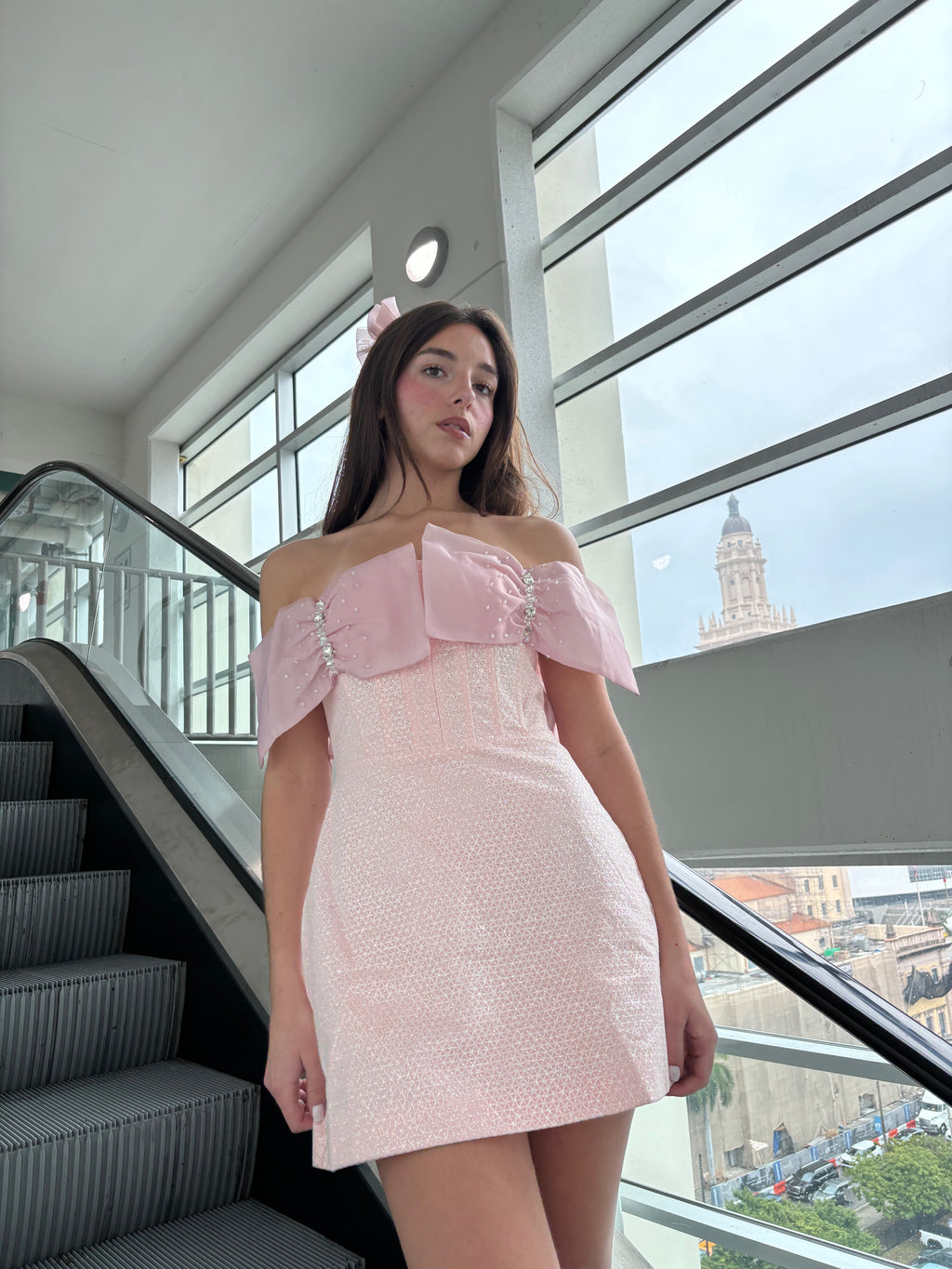 Brigitte Bow Dress