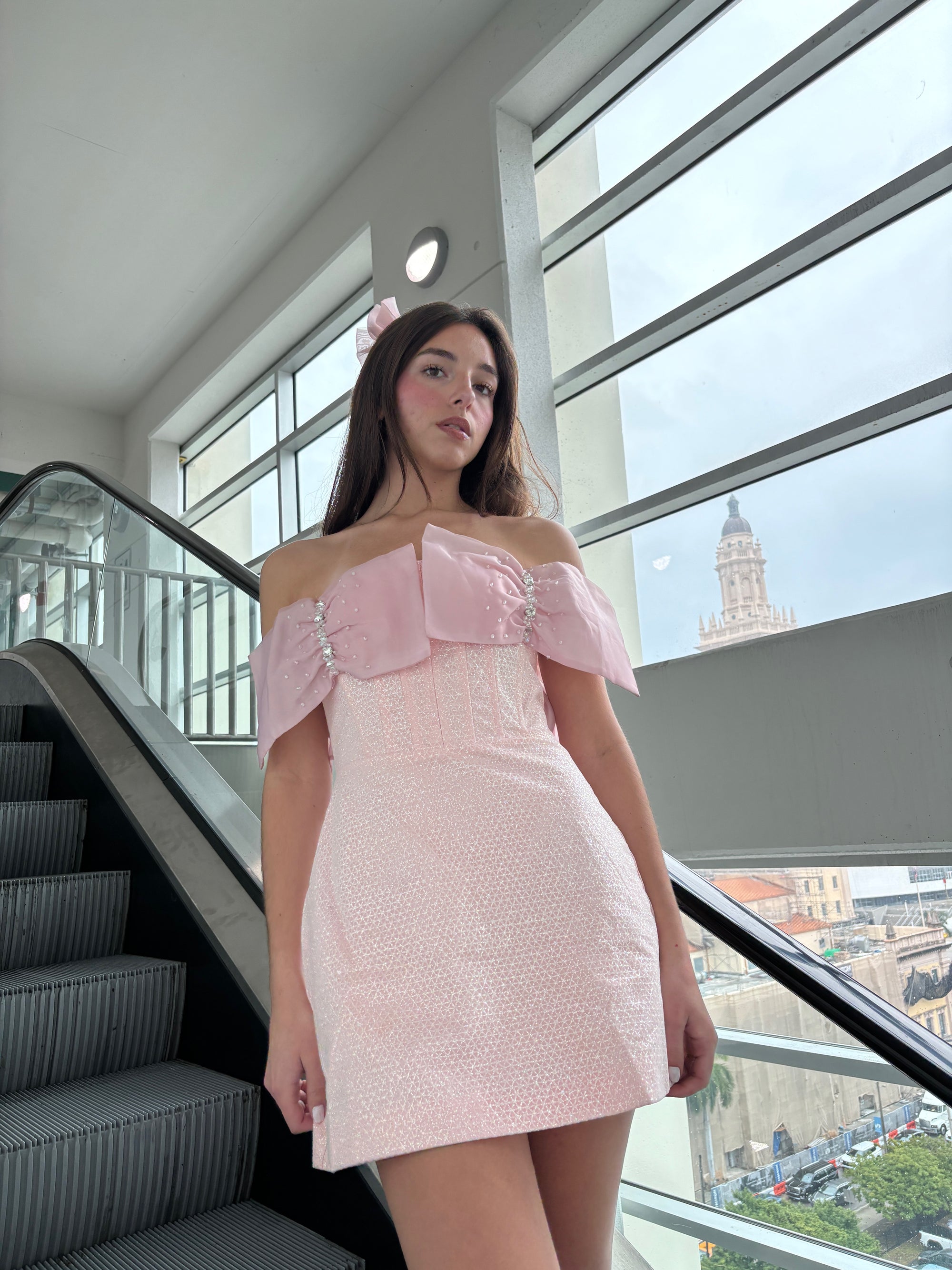 Brigitte Bow Dress