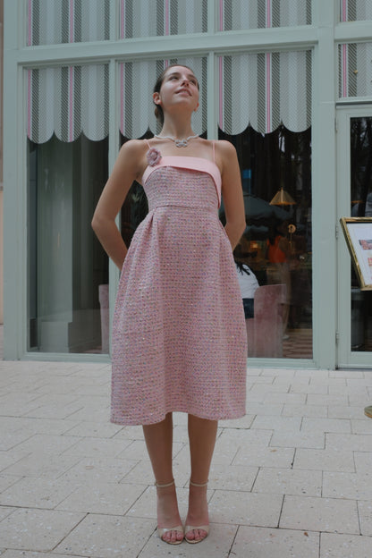 La Vie En Rose dress in Twyla tweed