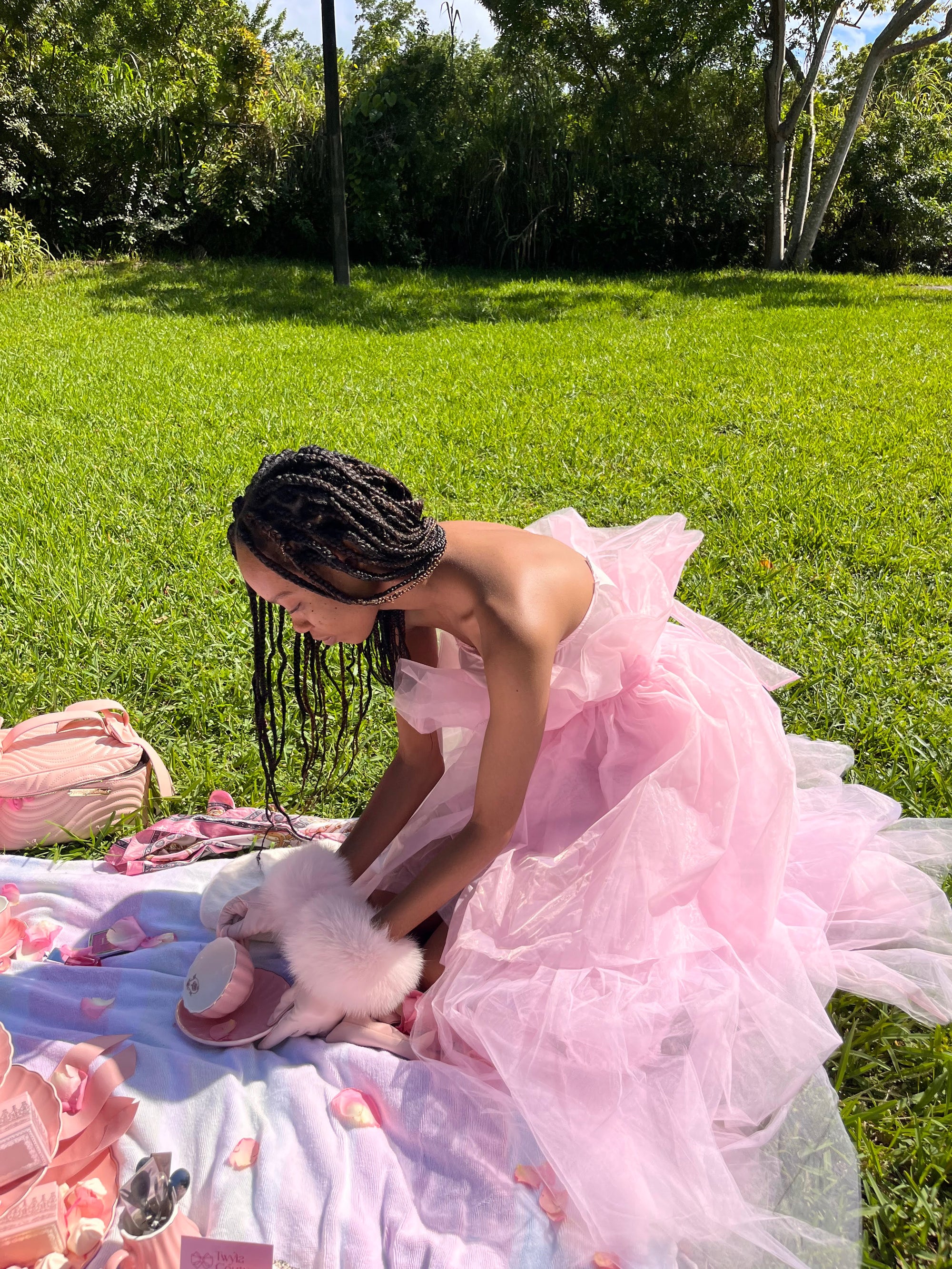 Diosa Dress In Rose